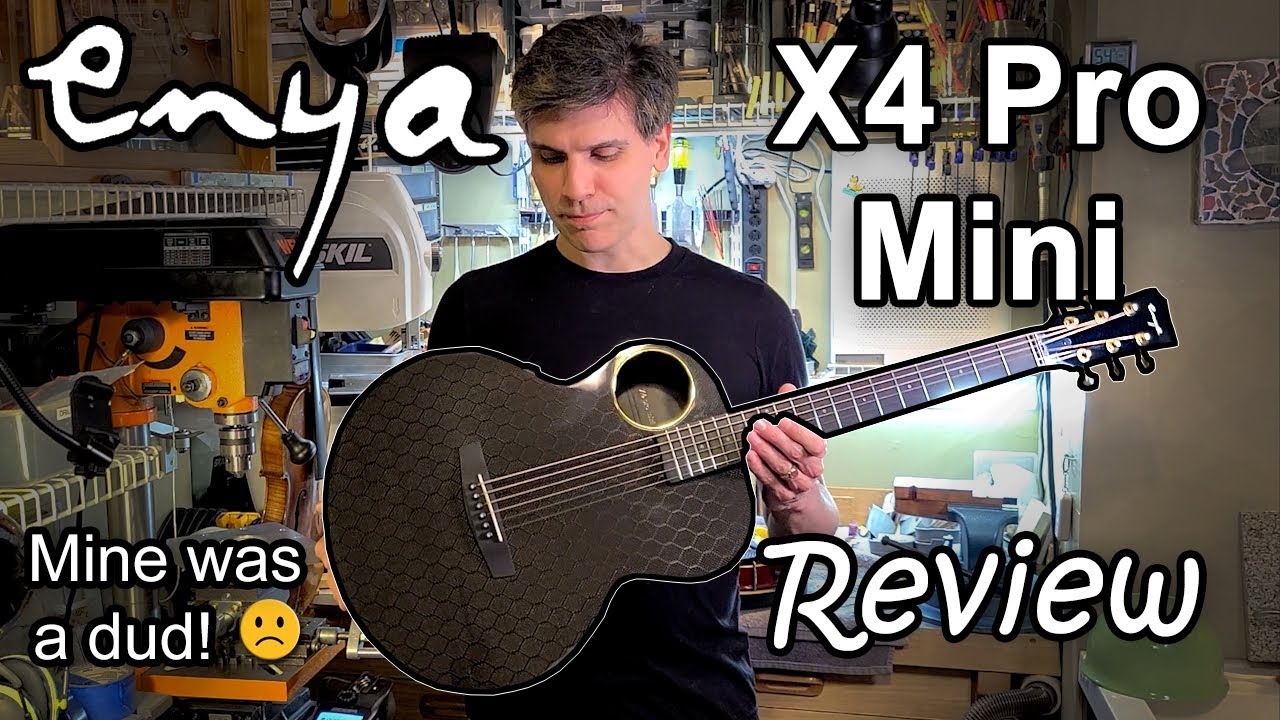 Carbon Fiber Guitar Under $700? Enya Music X4 Pro Mini - brief