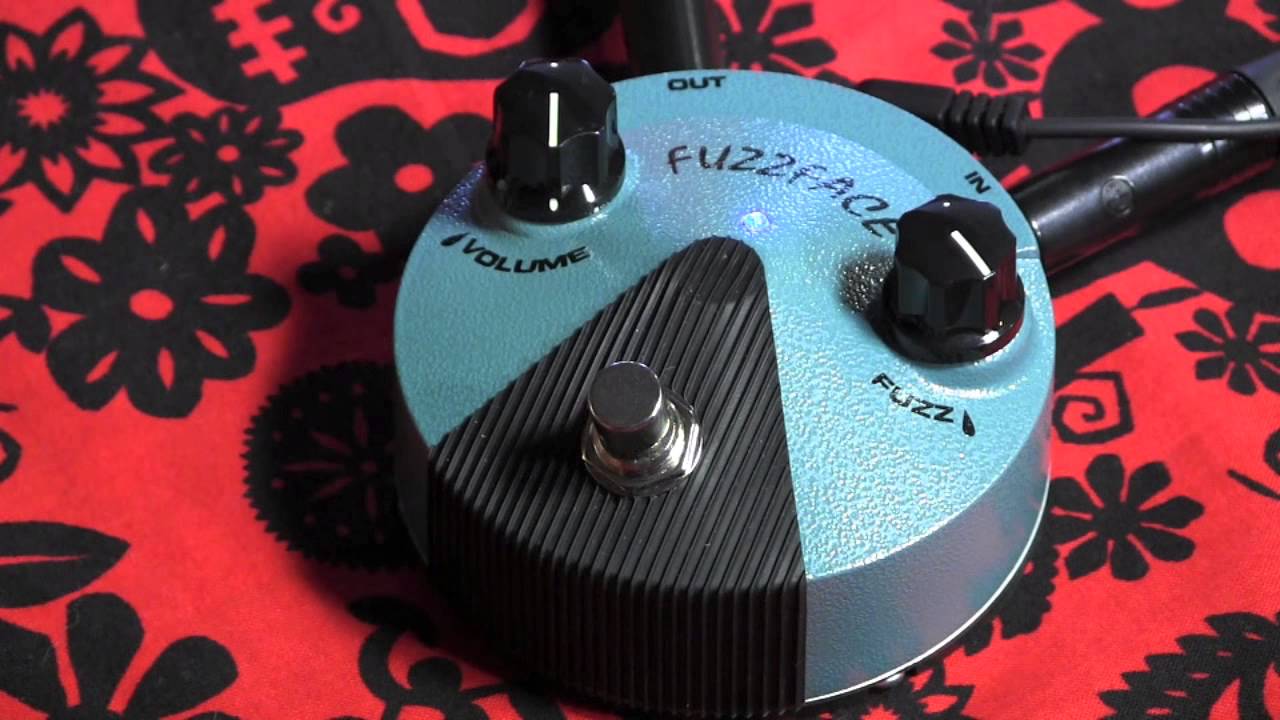 Dunlop Jimi Hendrix MINI FUZZFACE guitar pedal demo with Kingbee
