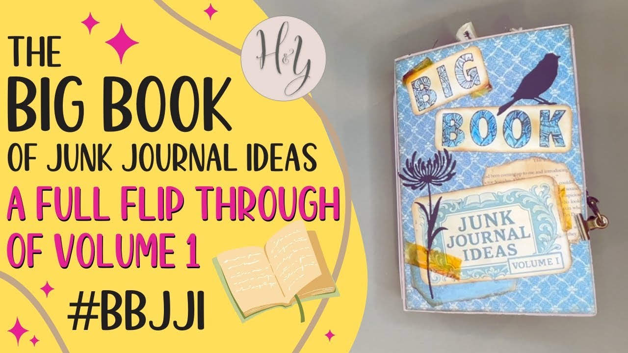 Flip Through of the BIG BOOK of Junk Journal Ideas Volume 1 - YouTube