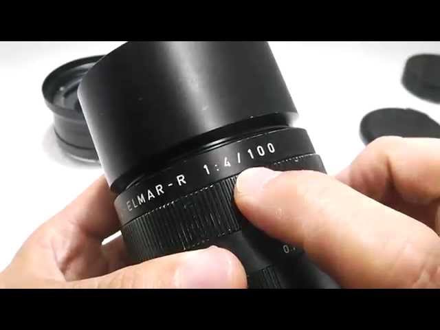 LEICA ライカ MACRO-ELMAR-R マクロエルマー 100mm F4 3カム + 1:1.6