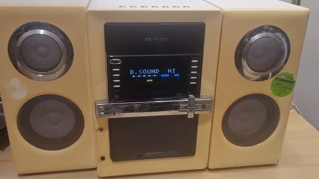 Sharp SD-GX2 1 bit converter audio system 0798775998 - YouTube