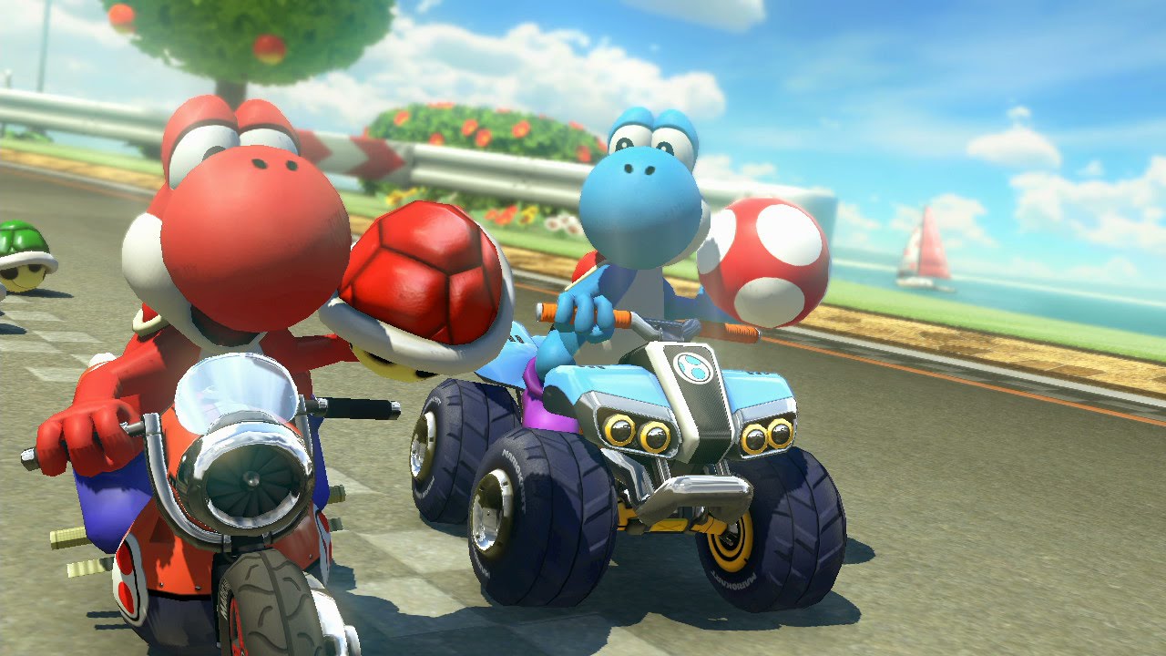 マリオカート8 追加コンテンツ第1弾にGC ヨッシーサーキット登場 - YouTube