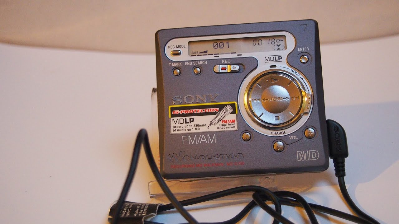 Sony MZ-G750 - YouTube