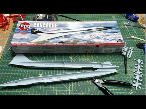 Live Stream Airfix Concorde Build Part 1 and Catch up - YouTube