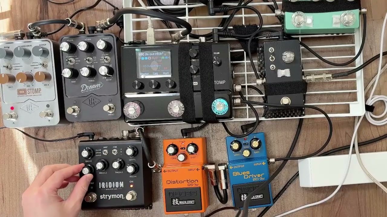 ギター BOSS SD-1 kensei ogata transparent mod BOSS SD-1