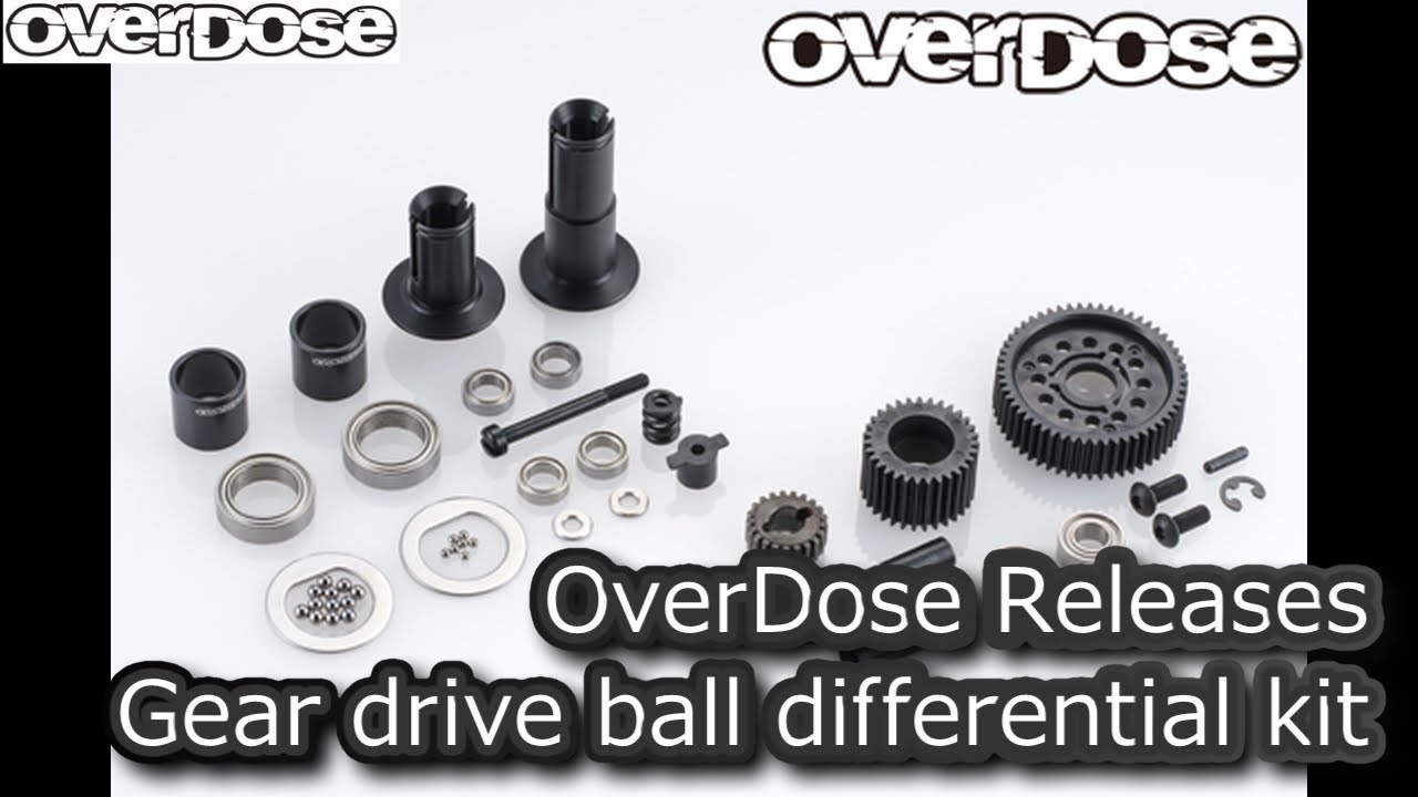 ENG SUB] RC DRIFT：OverDose Releases Gear drive ball differential