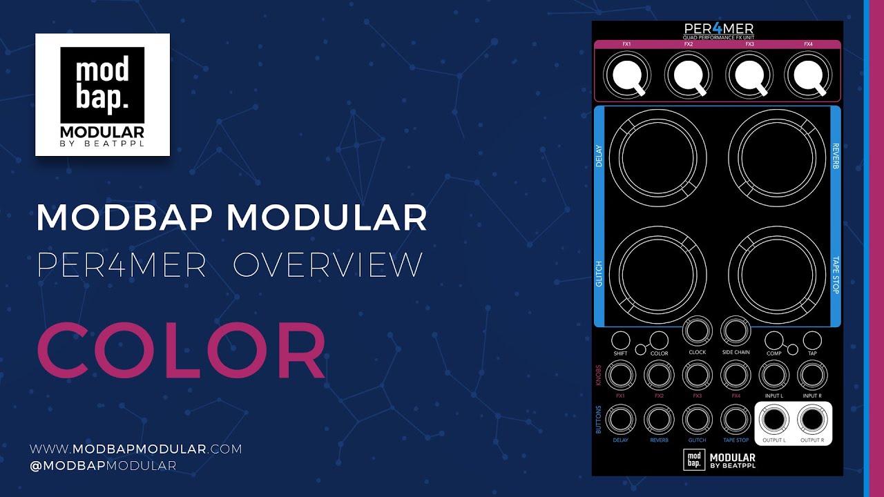 Modbap Modular Per4mer— Clockface Modular