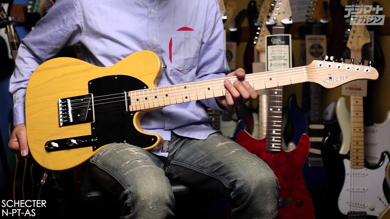 SCHECTER / N-PT-AS [Digimart Product Review] - YouTube