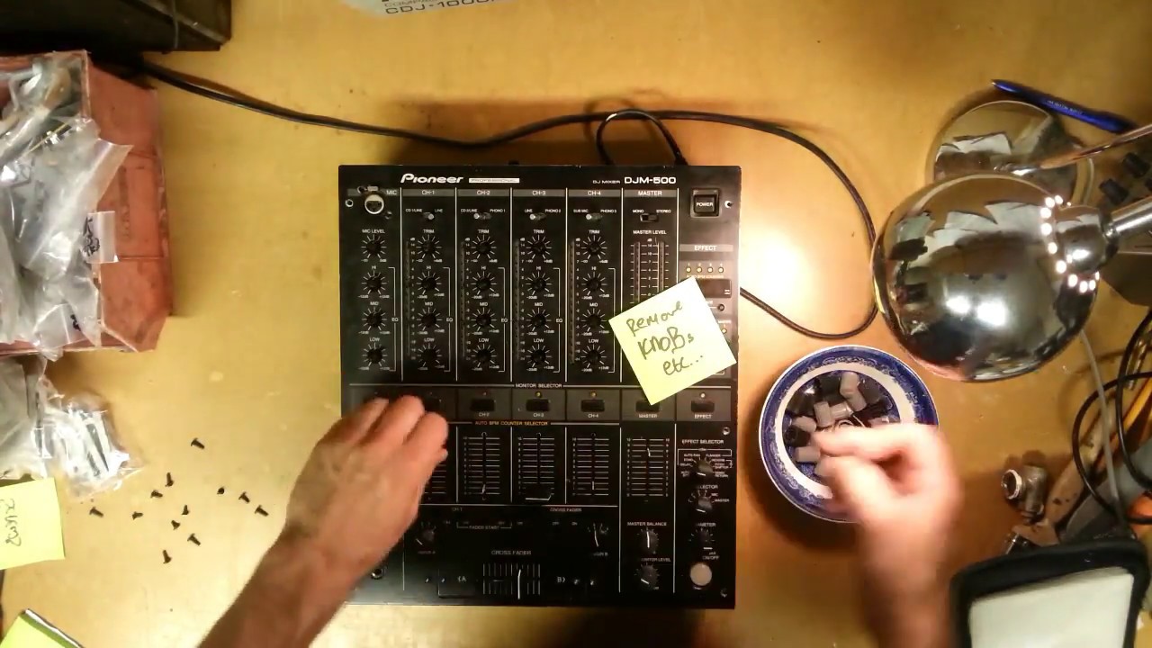 Replace Faders - DJM500 - YouTube