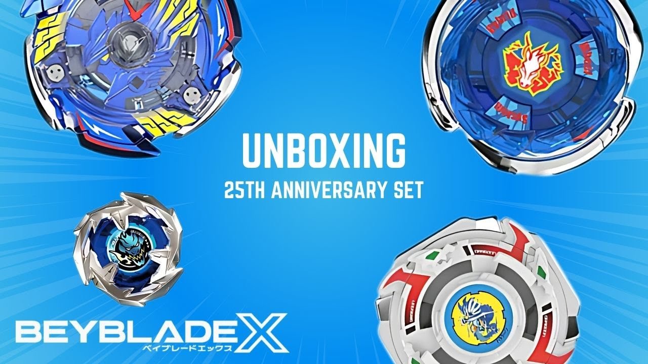 Beyblade 25th Anniversary Set Unboxing | Beyblade X | ベイブレード