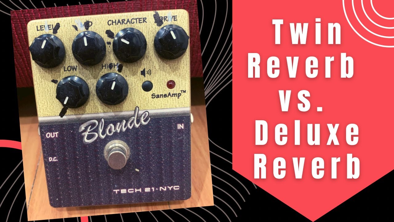 Tech 21 Blonde V2 - Fender Deluxe Reverb Setting - Direct to mixer