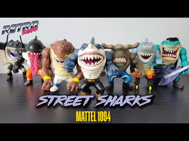 Street Sharks Collection Mattel 1994 (Ripster, Slammu, Jab, Streex