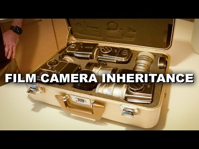 amazing Hasselblad inheritance  finally got a 500C camera with