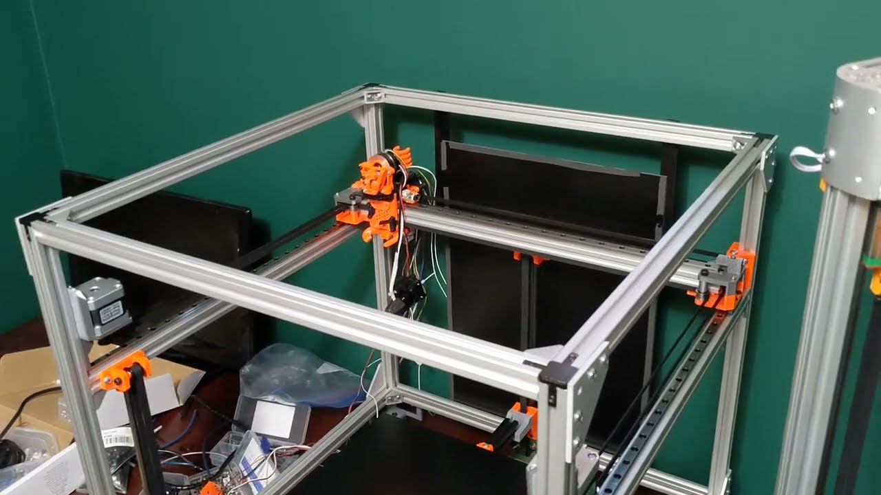 DIY CoreXY 3D Printer SimpleCore 300x300 Version - Part 2 - YouTube