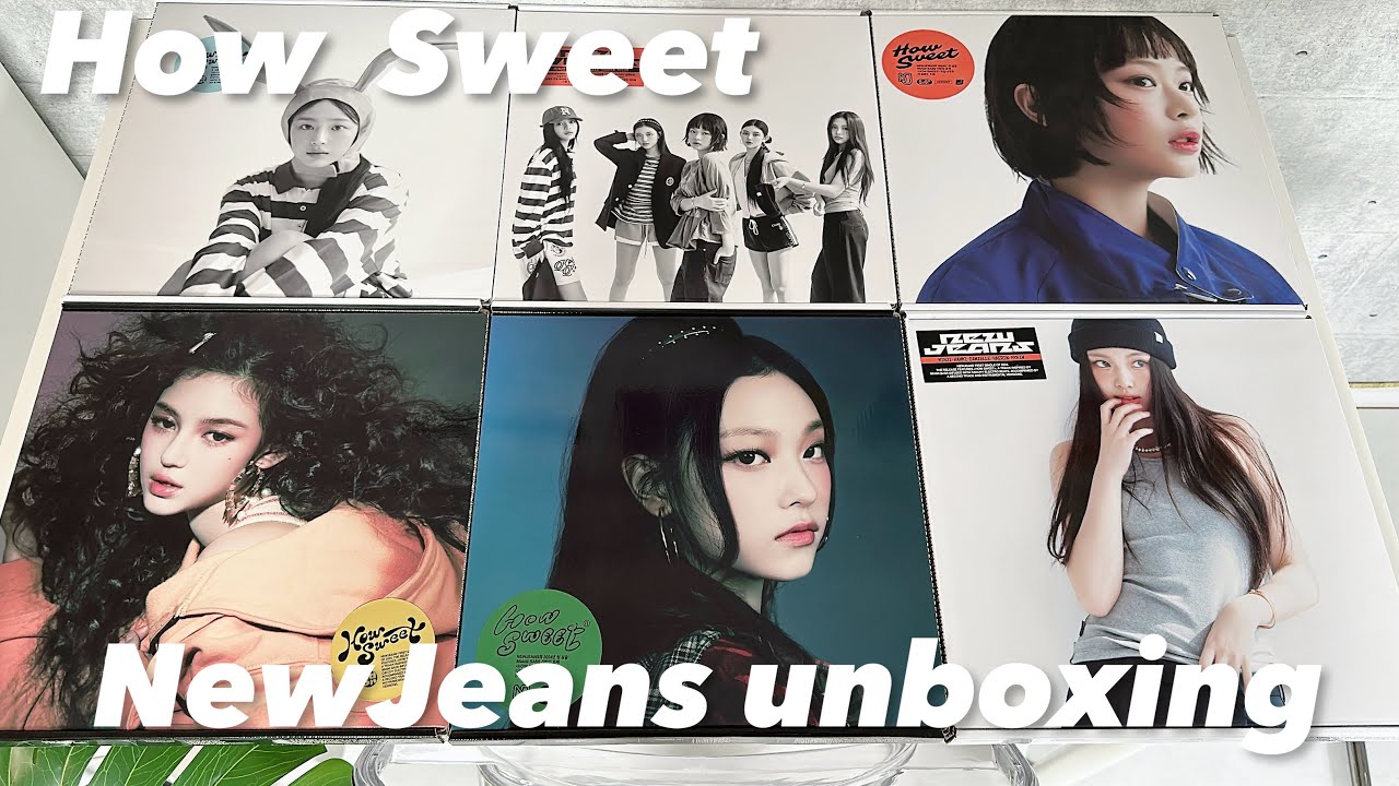 NewJeans 'How Sweet' Unboxing🌐🎧 / アルバム開封動画 / Standard