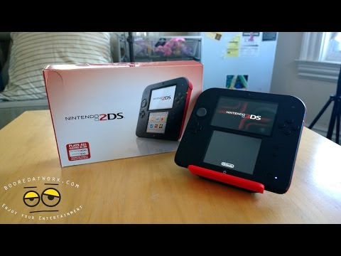 Crimson RED Nintendo 2DS Unboxing & First Impressions - YouTube
