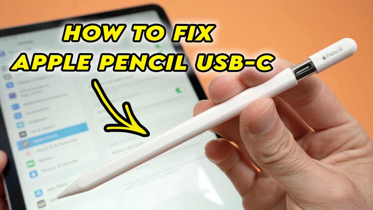 How to Fix Your Apple Pencil USB-C Not Working - YouTube