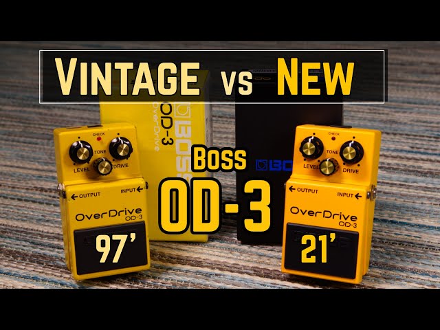 Boss OD-3 Vintage 1997 vs New 2021 Is There Any Difference? - YouTube