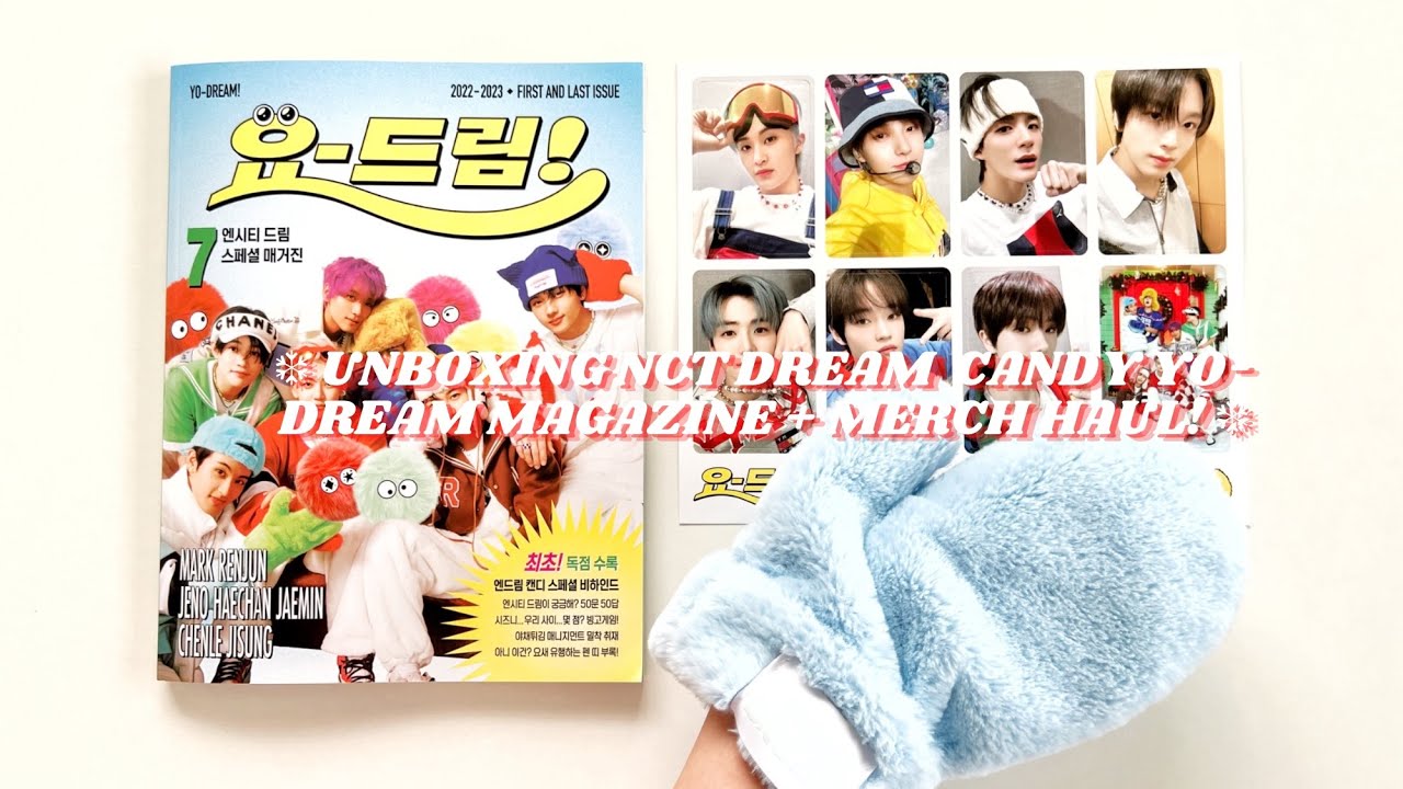 Unboxing NCT Dream Candy 'Yo-Dream' Magazine (Jeno ver.) + Merch
