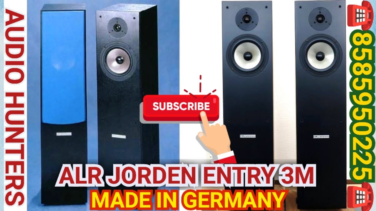 🔥🔥HI END ALR JORDAN ENTRY 3M TOWER SPEAKER MADE GERMANY #music