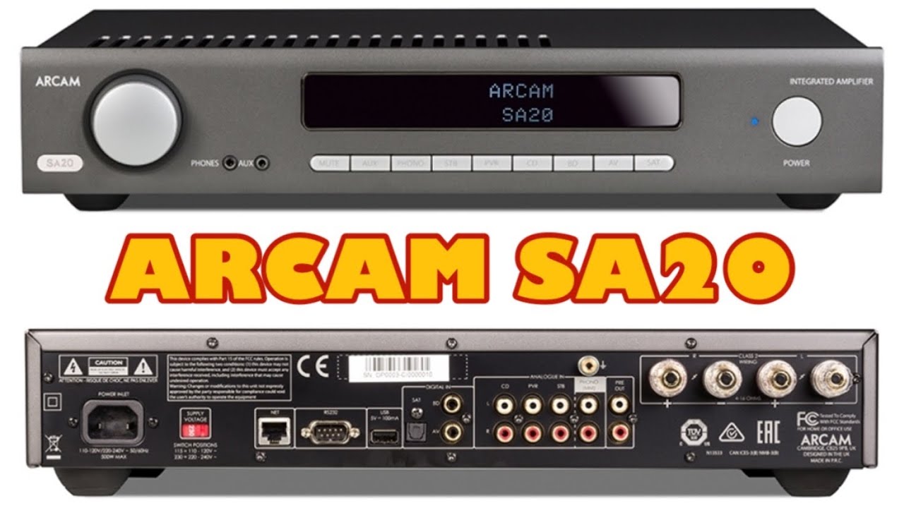 ARCAM SA20‼️このサイズでこのドライブ力‼️ - YouTube