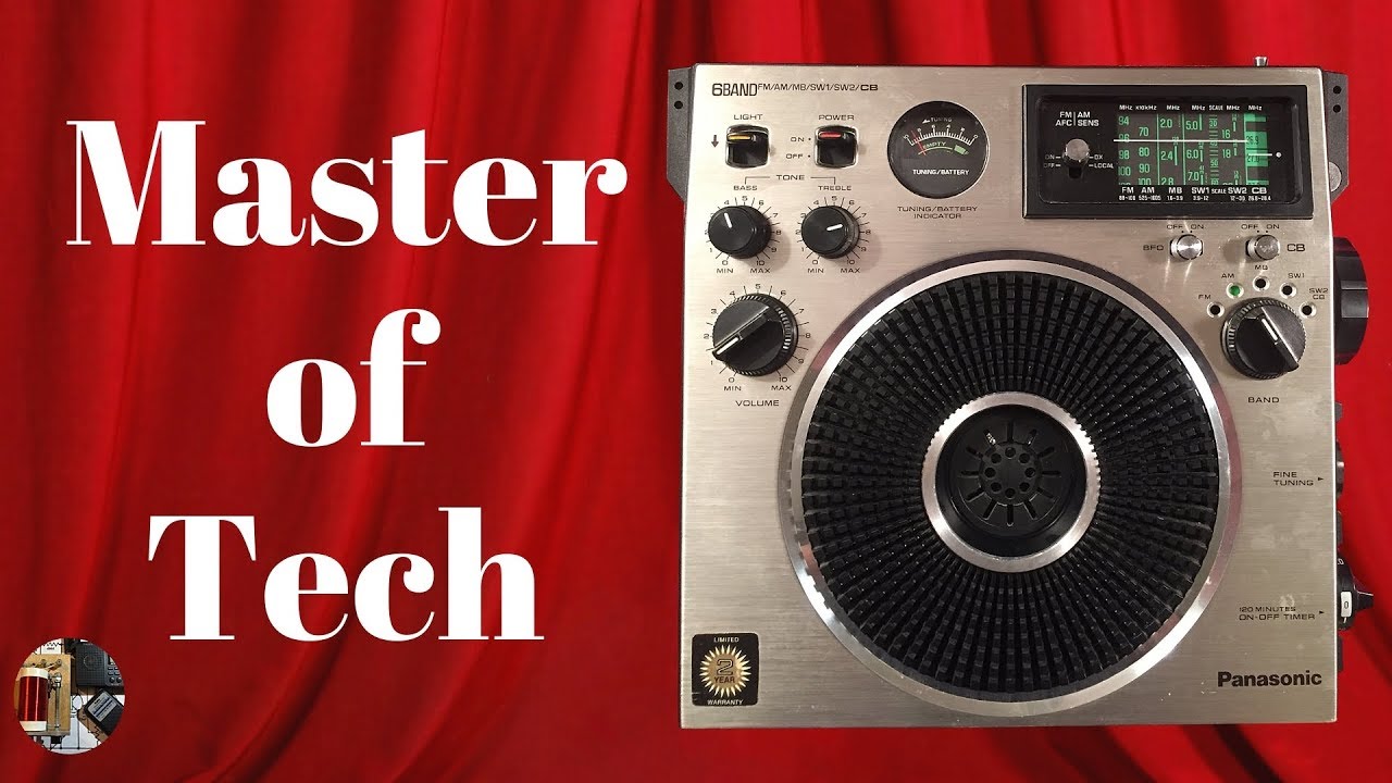 Panasonic's RF-1150 AM FM Shortwave Classic Radio Review - YouTube
