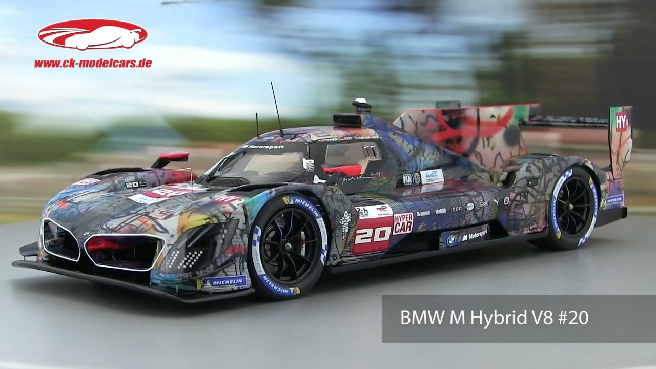 ck-modelcars-video: BMW M Hybrid V8 #20, 24h LeMans 2024, Art Car