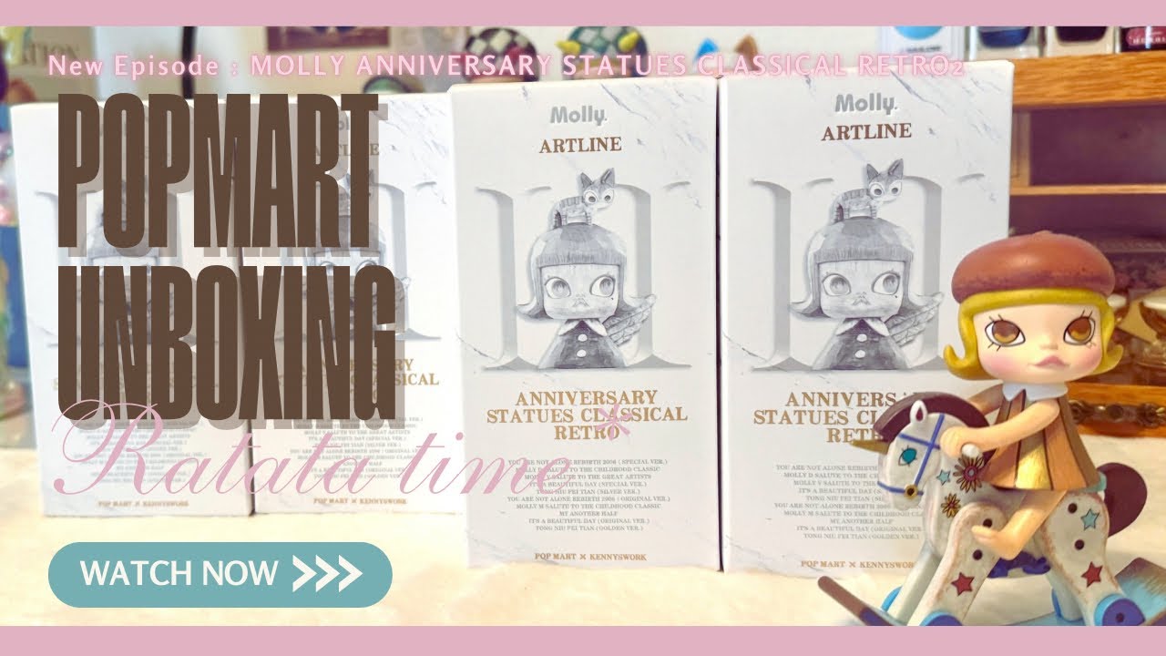 POPMART MOLLY ANNIVERSARY STATUES CLASSICAL RETRO 2 レトロモリー2