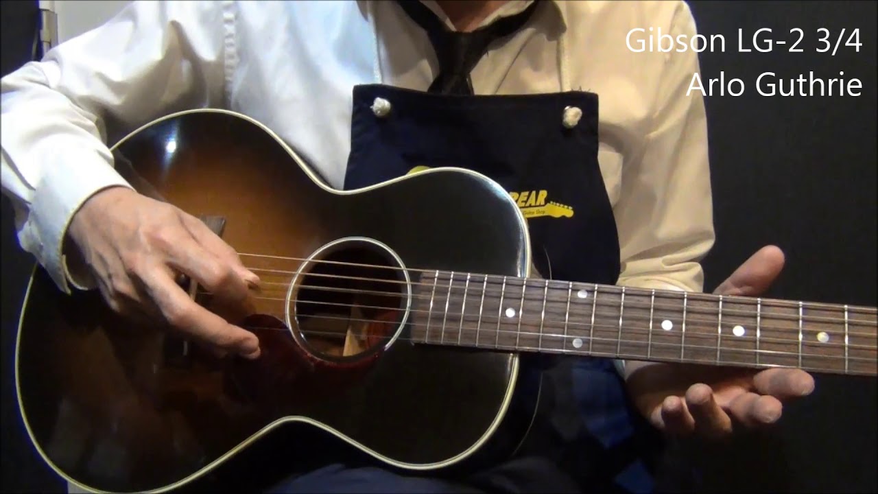 Gibson LG-2 3/4 Arlo Guthrie【オットリーヤちゃんねる】2009年製
