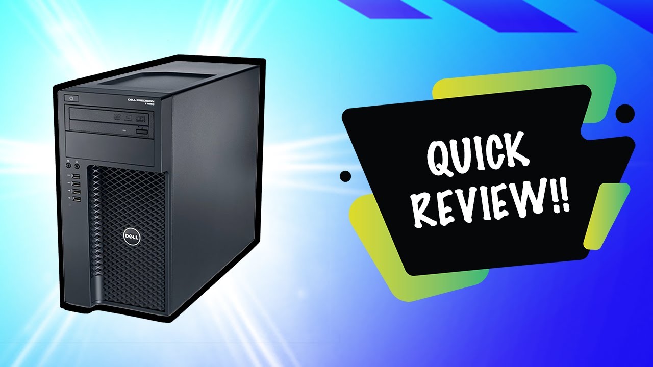 Dell Precision T1650 Workstation Computer Intel Xeon 3.5GHz 16GB