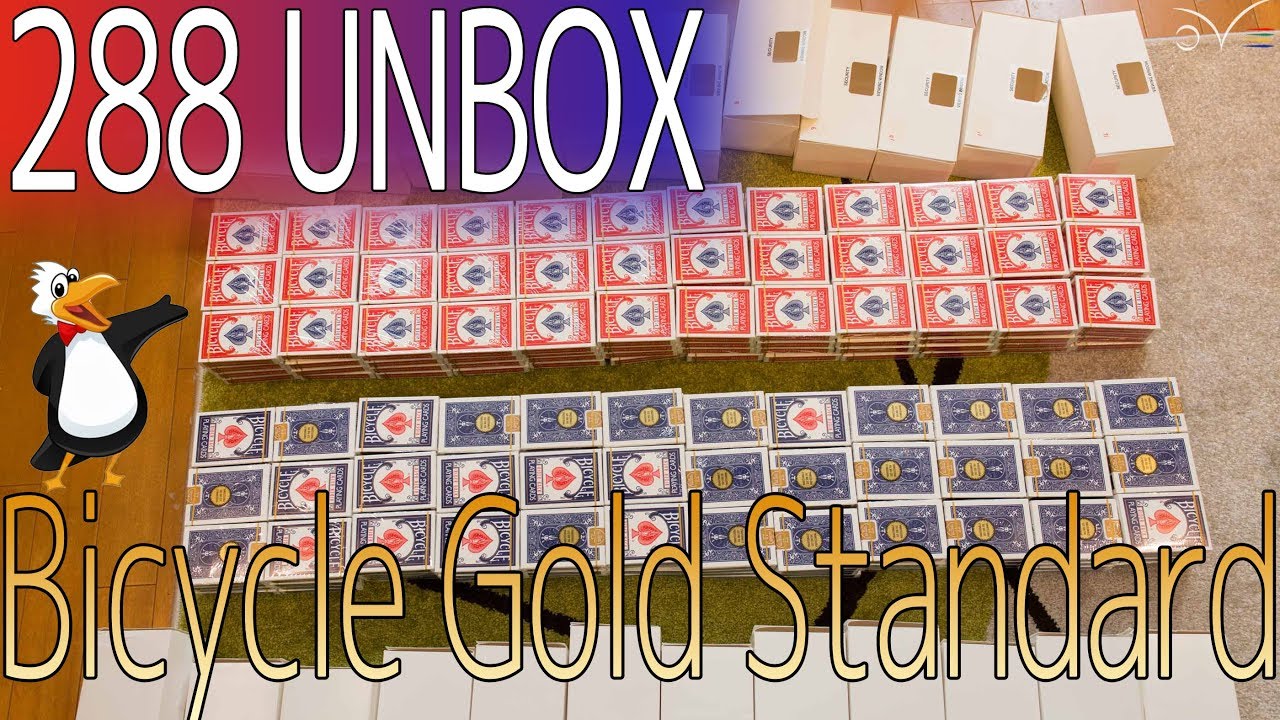 PenguinMagicでバイシクルゴールドスタンダード24ダース買った