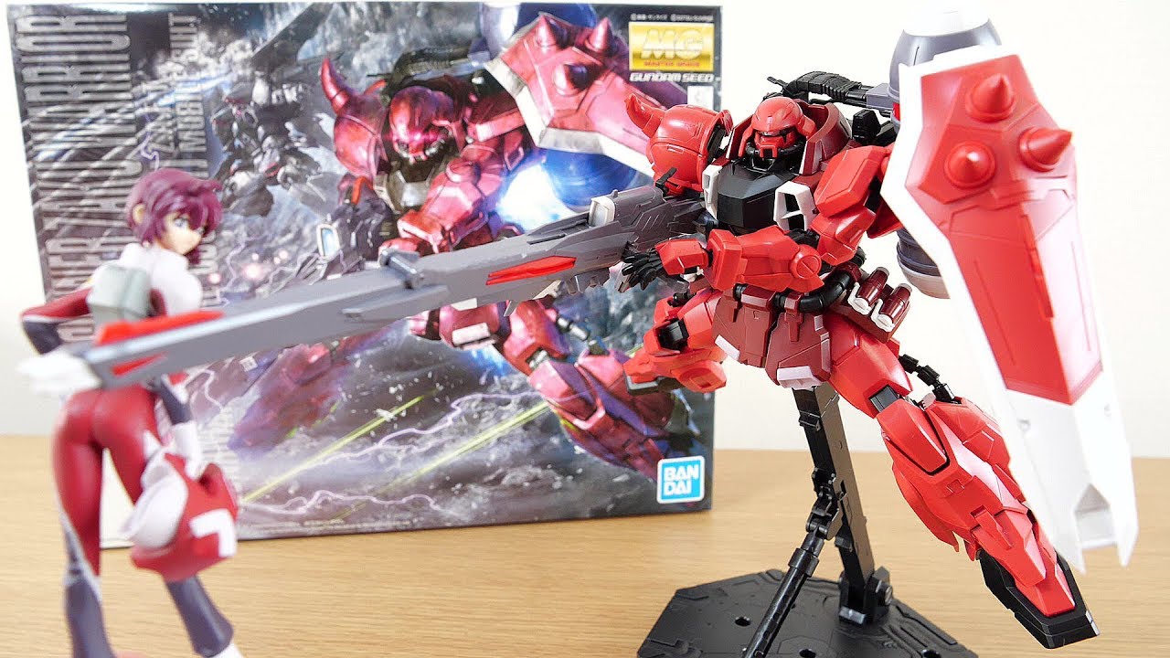 Gunpla] MG 1/100 Gunner Zaku Warrior (Lunamaria) Review [Mobile