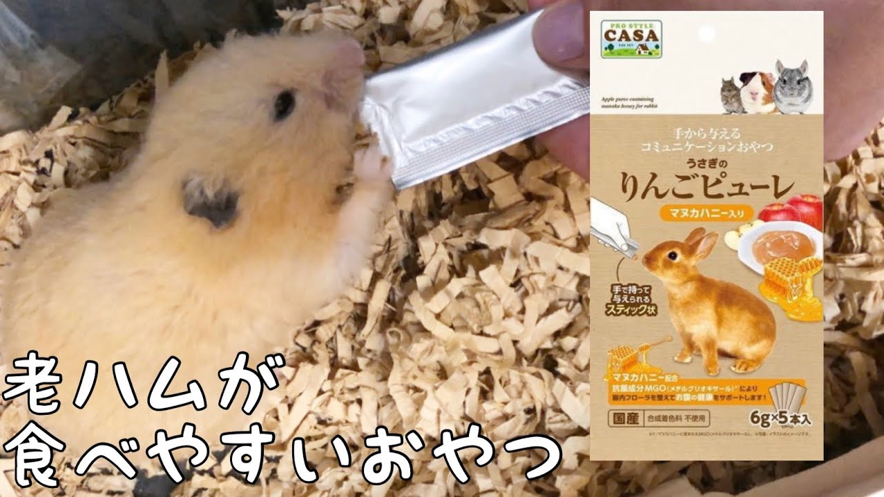 はむはむぴゅーれを食べないのでマヌカハニー入りの少しお高めピューレ