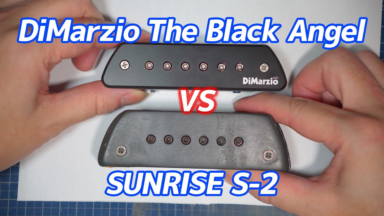 アコギ用ピックアップ】DiMarzio The Black Angel VS SUNRISE S-2