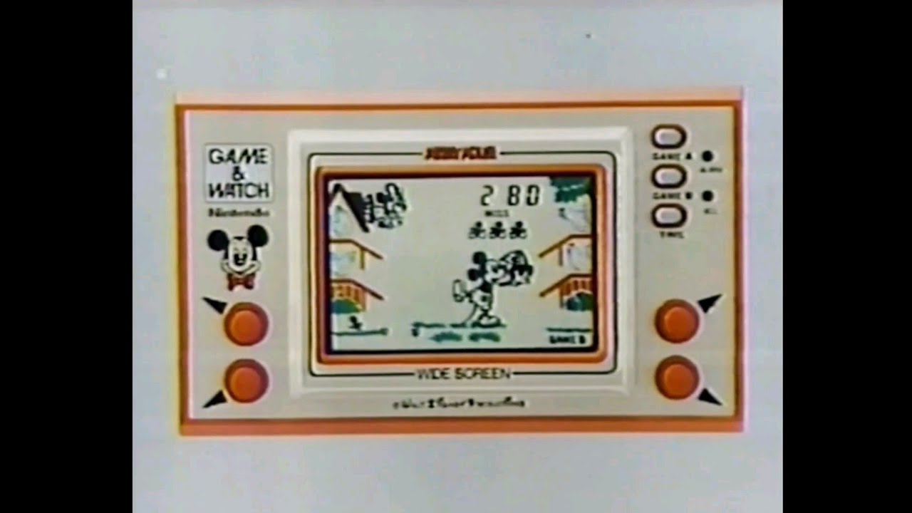 CM 1982 任天堂 ゲーム&ウオッチ ワイドスクリーン パラシュート