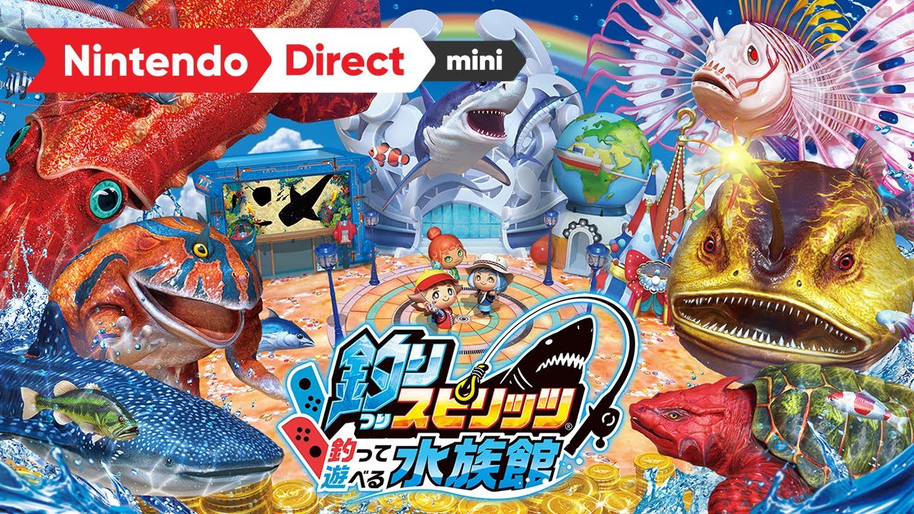 最新作の舞台は水族館。Nintendo Switch『釣りスピリッツ 釣って遊べる