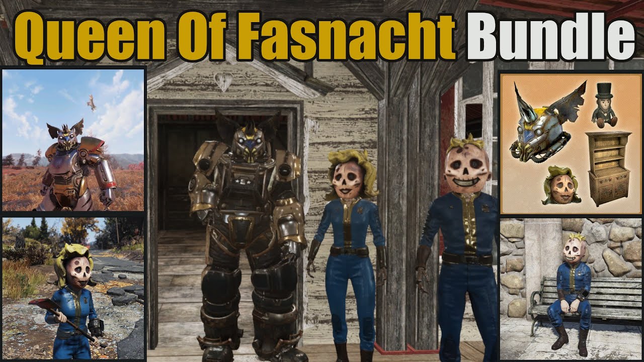 Queen Of Fasnacht Bundle - Fallout 76 Showcase - YouTube