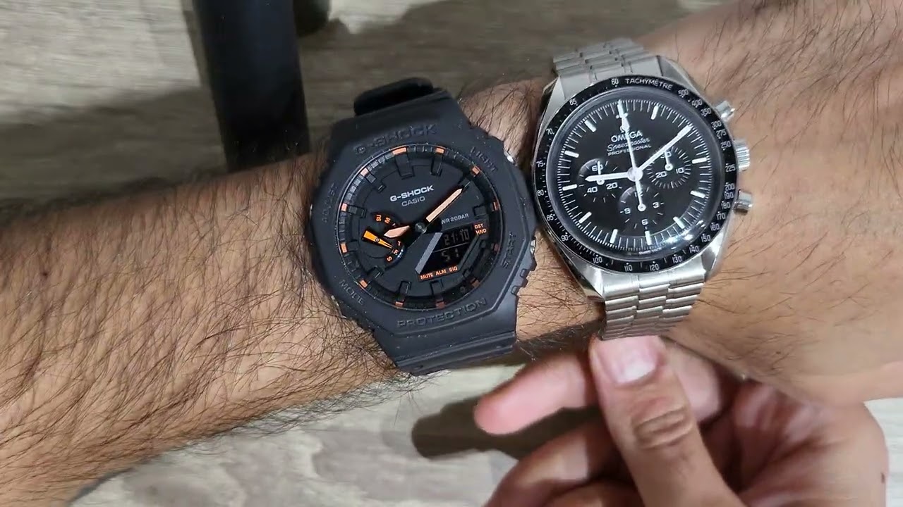 Casio G-Shock G-2100 Black/Orange Unprofessional Review - YouTube
