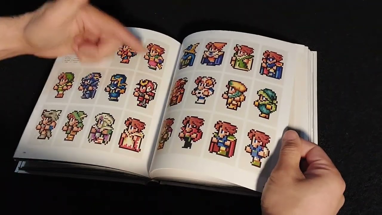 FF Dot The Pixel Art of Final Fantasy book review - YouTube