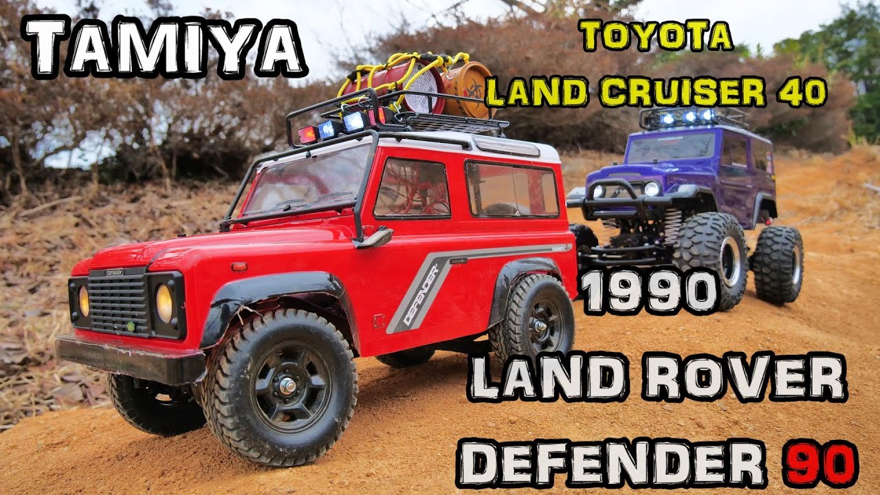 CC-02&CR-01夢の共演】3月発売のタミヤ ランドローバー ディフェンダー