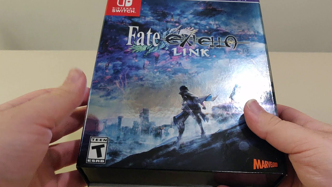 Fate Extella Link Collector's Edition Nintendo Switch Unboxing