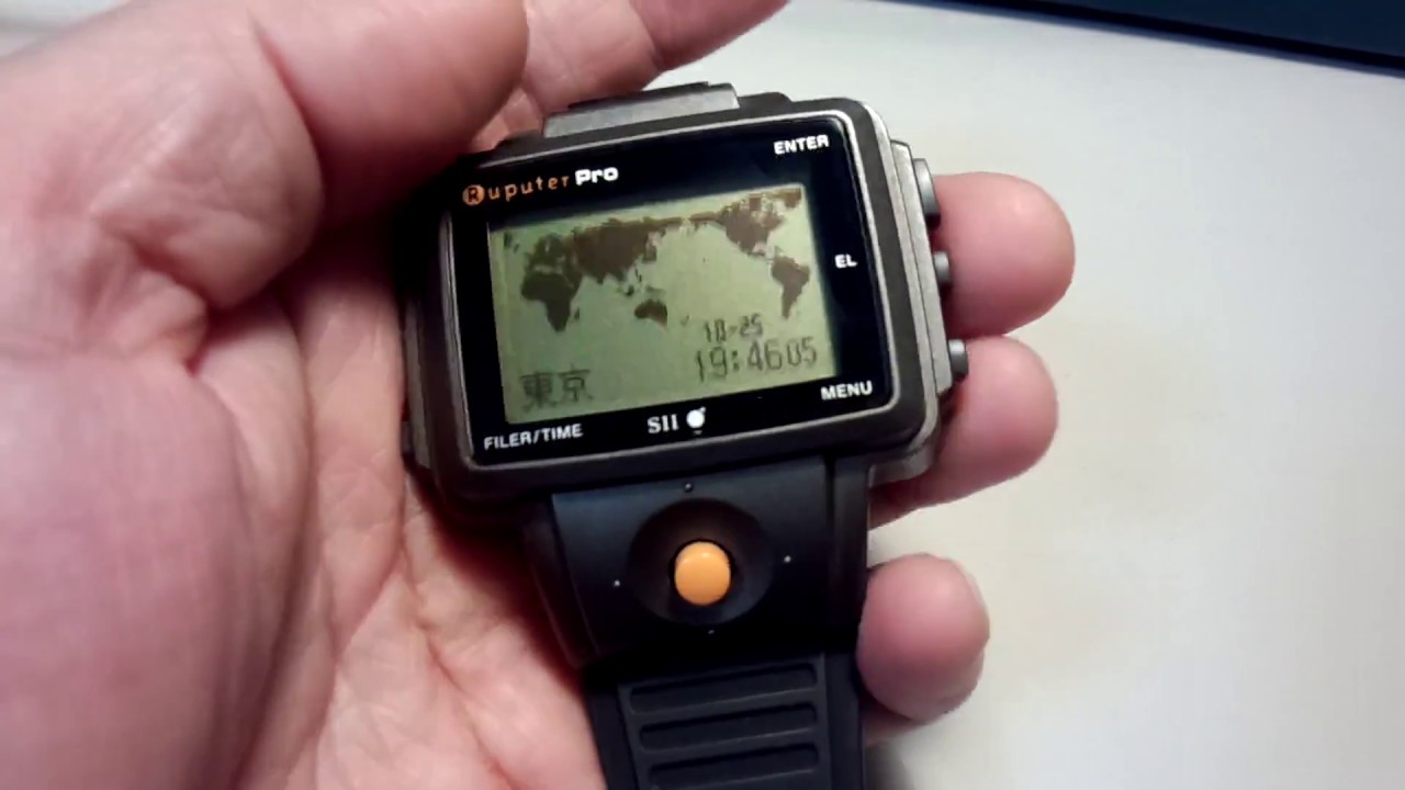 SII Ruputer Pro 1998 Wearable computer - YouTube