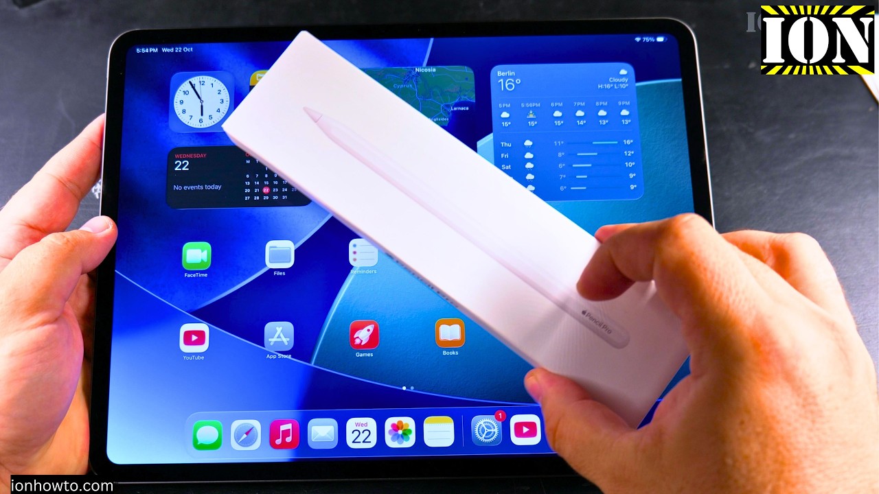 Apple Pencil Pro Unboxing for iPad Pro M5 - YouTube