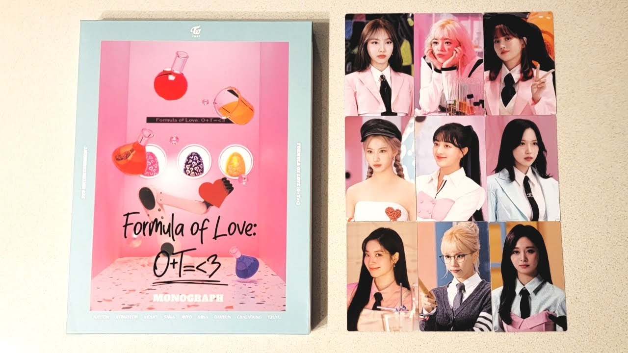 트와이스 (TWICE) Formula of Love: O+T=＜3 Monograph Unboxing - YouTube