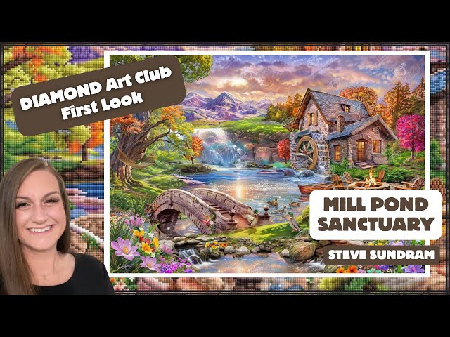 Diamond Art Club First Look “Mill Pond Sanctuary” by Steve Sundram