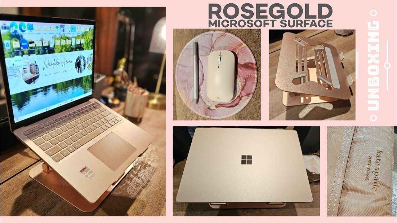 UNBOXING - Rosegold Microsoft Surface Touchscreen Laptop 4