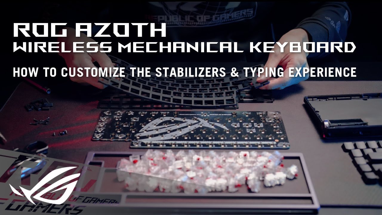 ROG Azoth | Disassembly Tutorial Video| ROG - YouTube