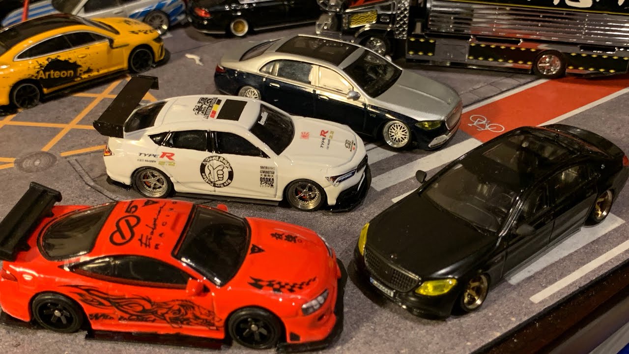 トミカ改造・ホットウィール改造1/64custom】エクリプス、環状族仕様