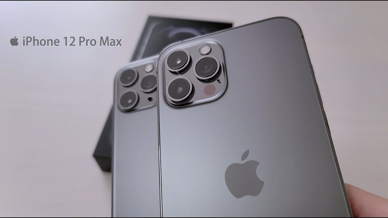 iPhone 12 Pro Max グラファイト 開封レビュー！Maxサイズとうまく