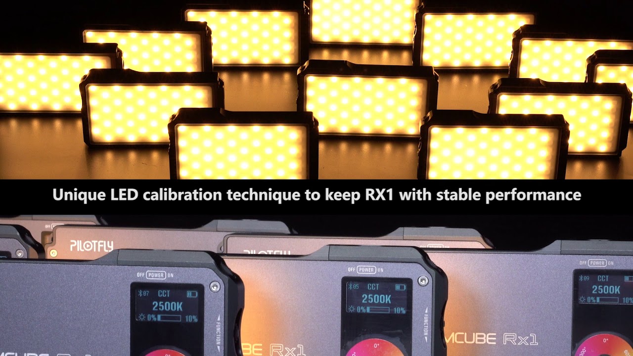 Pilotfly ATOMCUBE RX1 RGBCW Video Light - Newsshooter